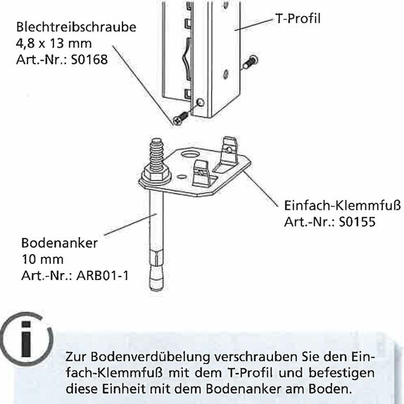 Bodenbefestigung Bodenbefestigung