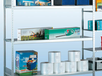 S20 Weitspannregal mit Stahlfachböden