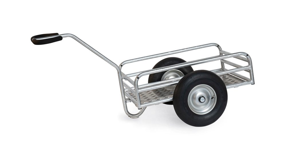 VARIOfit Handwagen - Leichter Transportwagen | 150kg Traglast | 163x64x80cm | Mit Luftbereifung