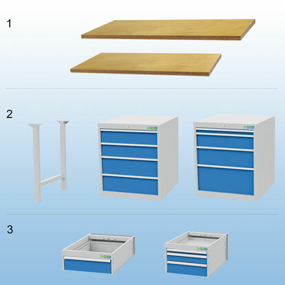Werkbank Baukastensystem