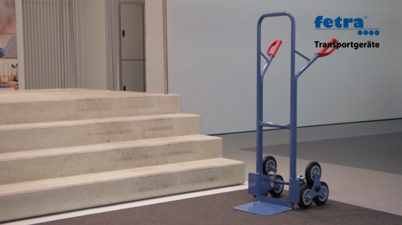 Treppenkarre im Einsatz