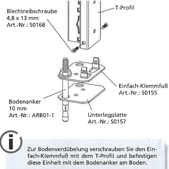Bodenbefestigung Bodenbefestigung